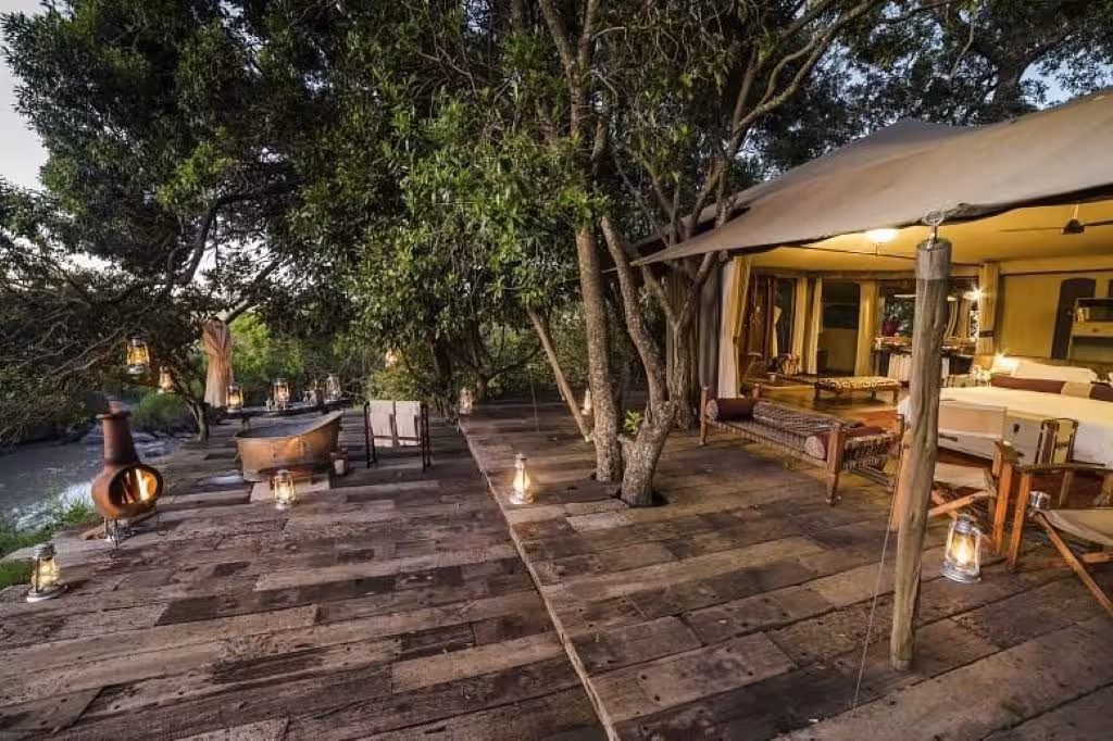 Mara Plains Camp Guest Tent Private
