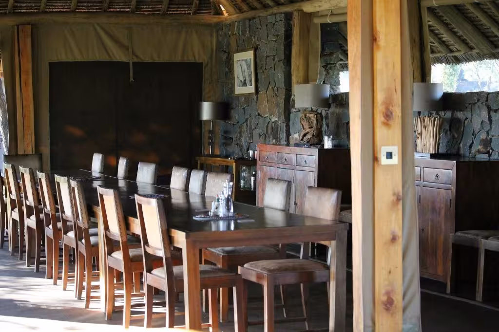 Naboisho Camp Dining