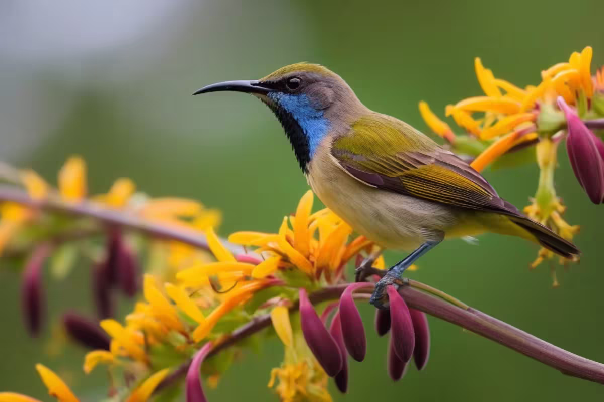Olive Backed Sunbird
