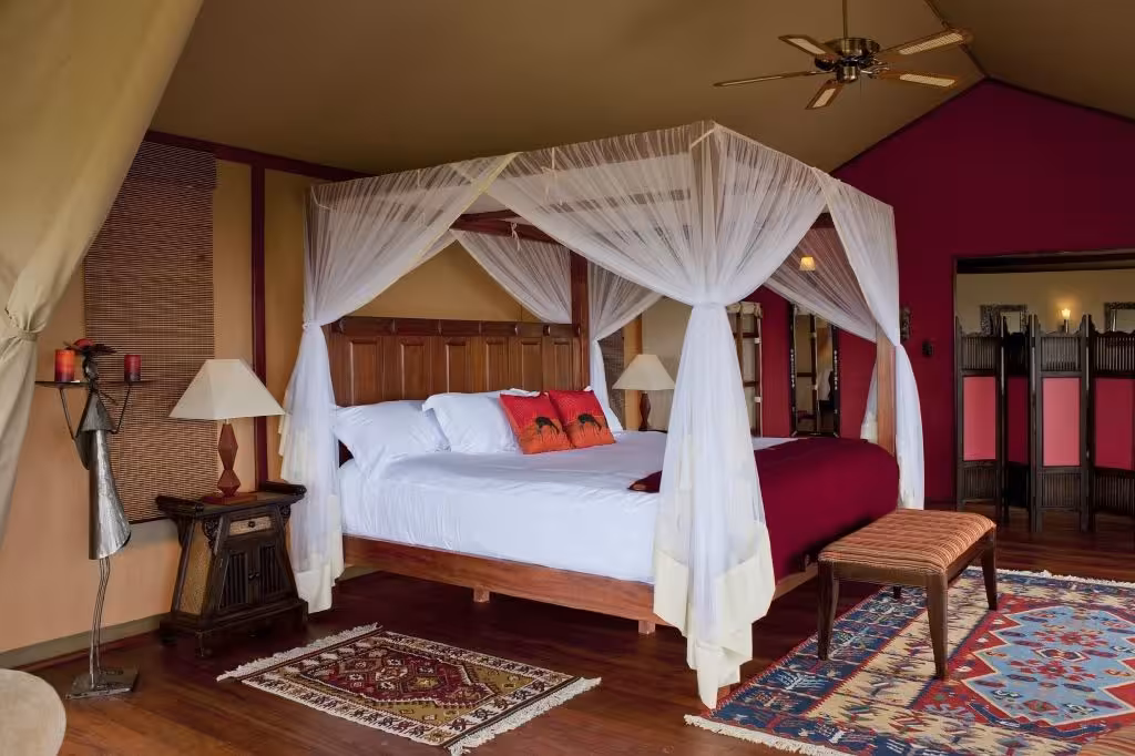 Olare Mara Kempinski Masai Mara Bedroom Sunset