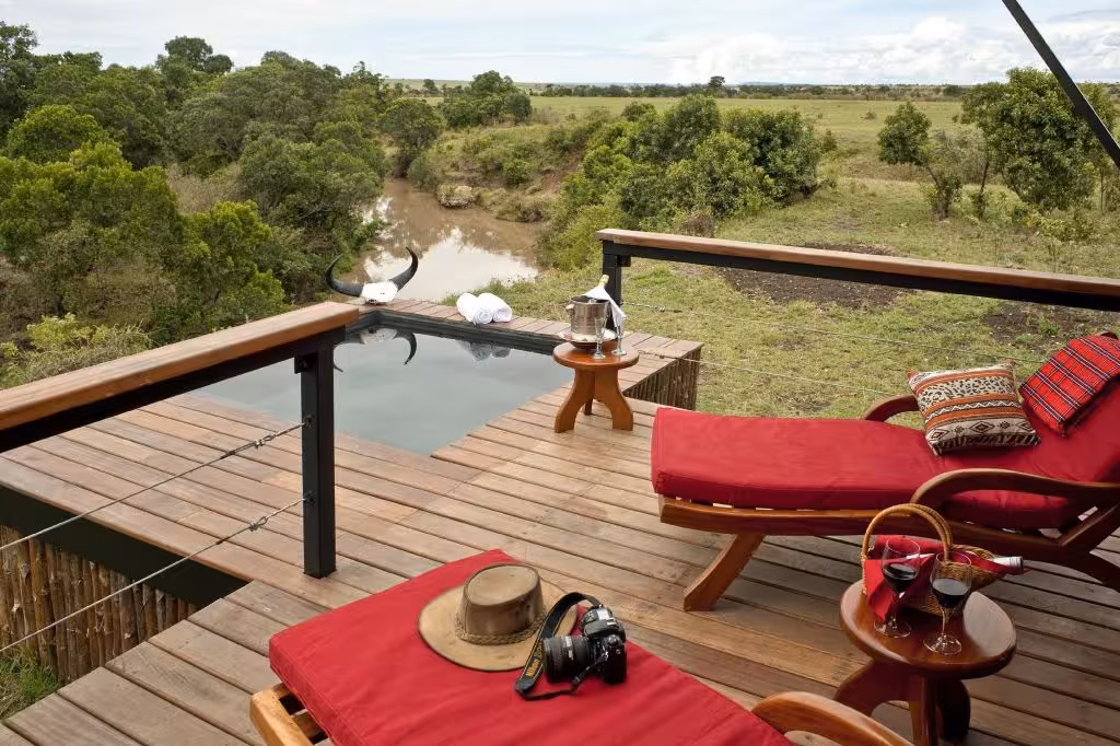 Olare Mara Kempinski Masai Mara Deck View