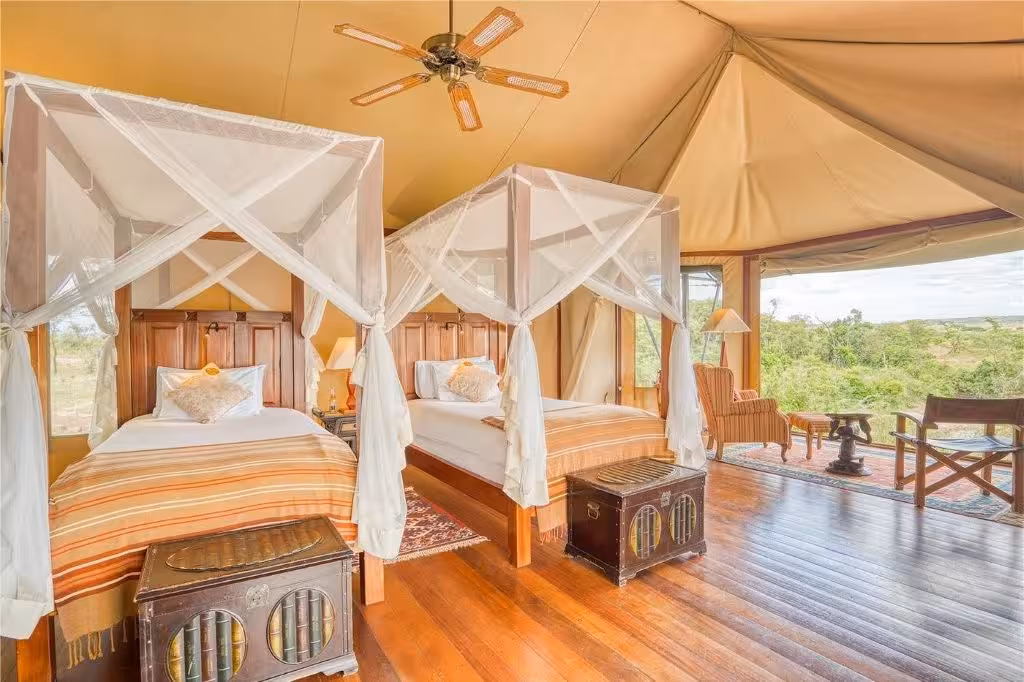 Olare Mara Kempinski Masai Mara Deluxe Twin Room